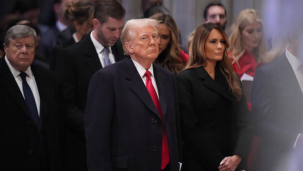 Trump bei Einführungsgottesdienst