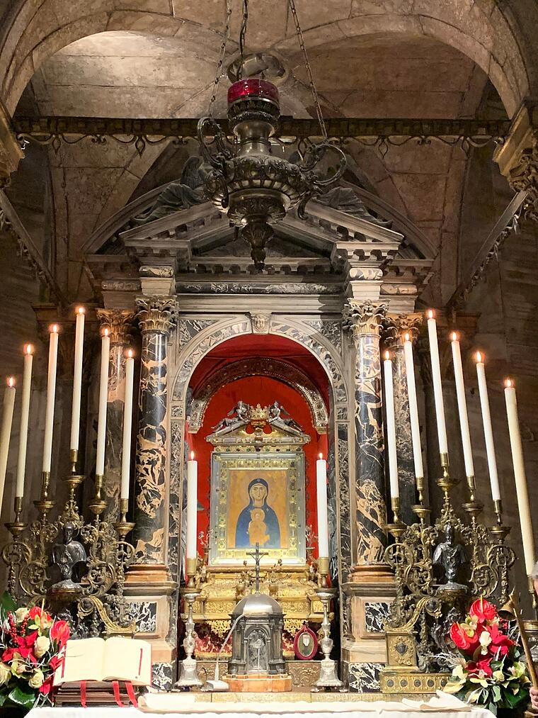 Madonna Nicopeia im Markusdom in Venedig