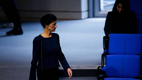 Sahra Wagenknecht im Deutschen Bundestag