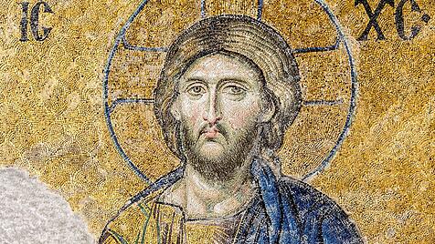 Christ Pantocrator - Mosaïque de la  Déisis - Sainte-Sophie (Istambul, Turquie)