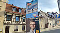 AfD- und CDU-Wahlplakate