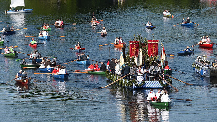 Fronleichnams-Prozession am Staffelsee