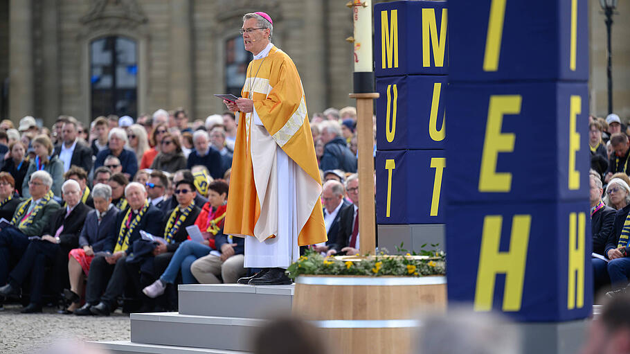 Open-Air-Schlussgottesdienst beim Katholikentag