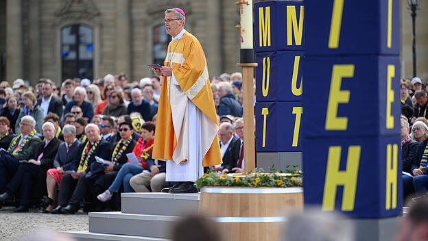Open-Air-Schlussgottesdienst beim Katholikentag