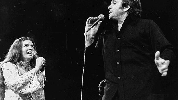 Johnny Cash und June Carter in der Royal Albert Hall, London