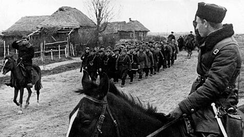 Russische Partisanen der Kletnyanskaya Brigade