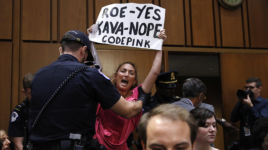 Proteste bei Anhörung Kavanaughs