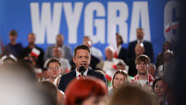 Rafal Trzaskowski hat den ersten Wahlgang knapp gewonnen