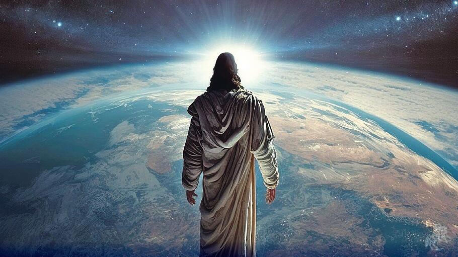 Jesus im Weltall, Illustration