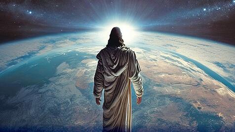 Jesus im Weltall, Illustration