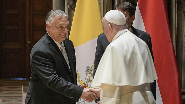 Papst in Budapest