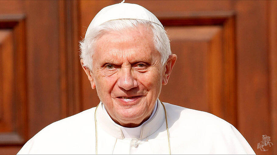 Papst Benedikt XVI, Joseph Ratzinger bei der Ankunft im Schloss Bellevue am 22.9.2011