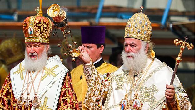 Patriarch Kyrill und Patriarch Theodor II.