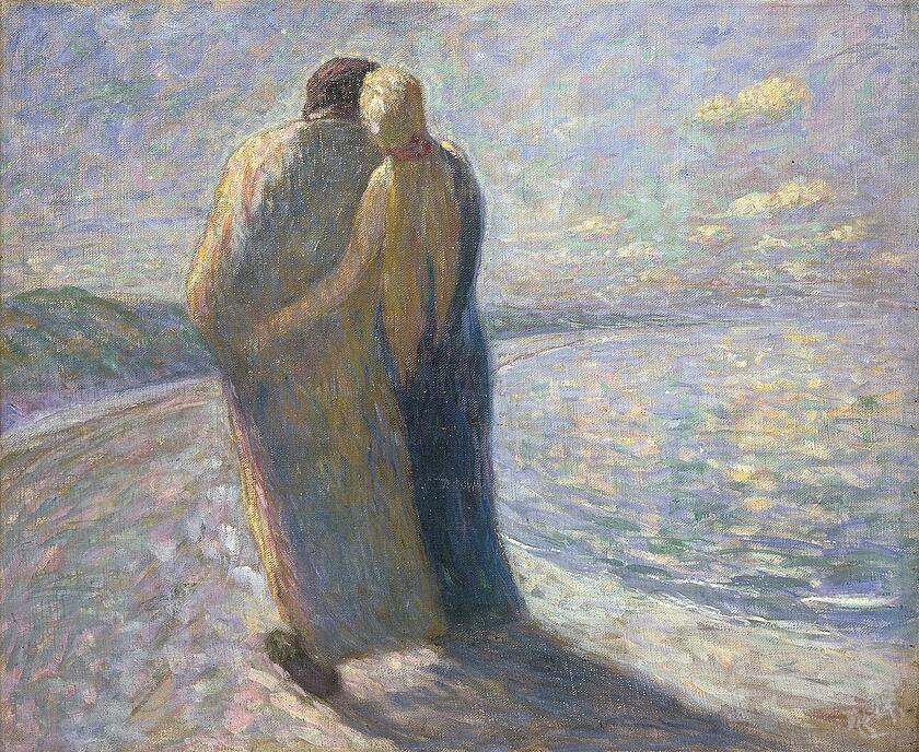 &bdquo;Zwei am Meeresstrand&ldquo;, Gem&auml;lde 1903.