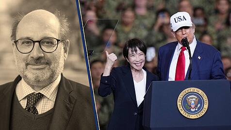 Au&szlig;enpolitikkorrespondent Stephan Baier, Donald Trump mit Sanae Takaichi