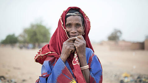 Portrait einer Fulani-Frau