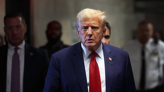 Donald Trump im Gericht in Manhattan