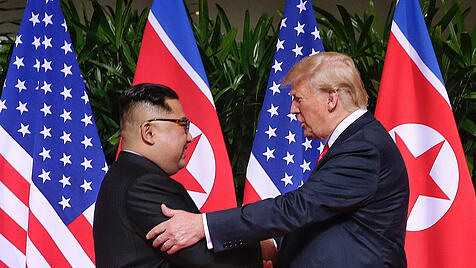 Gipfeltreffen in Singapur: Donald Trump und Kim Jong Un