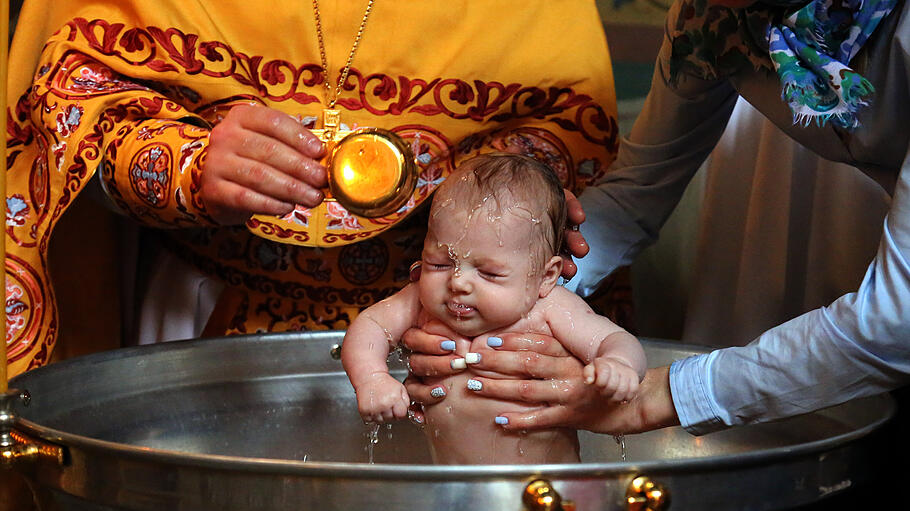 Rite of baptism in the Orthodox Church