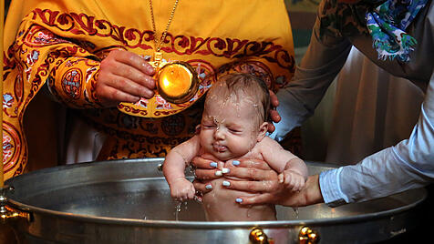 Rite of baptism in the Orthodox Church