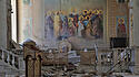 Die orthodoxe Kathedrale von Odessa nach Raketenagriff