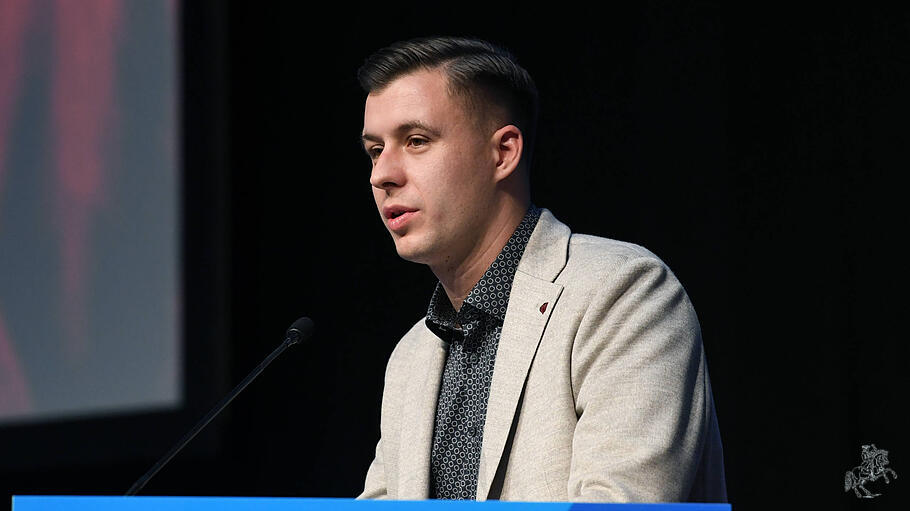 Der neue Vorsitzende der AfD-Jugendorganisation, Jean-Pascal Hohm