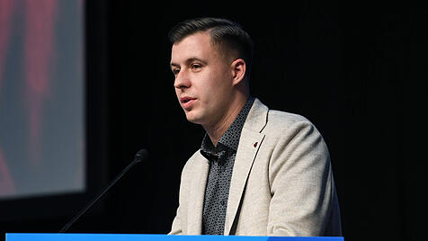 Der neue Vorsitzende der AfD-Jugendorganisation, Jean-Pascal Hohm