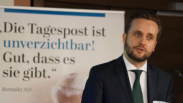 DT-Chefredakteur Oliver Maksan dankte den Förderern für ihre Sympathie und Großzügigkeit