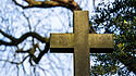 Frankreich - Kreuz auf einem Friedhof