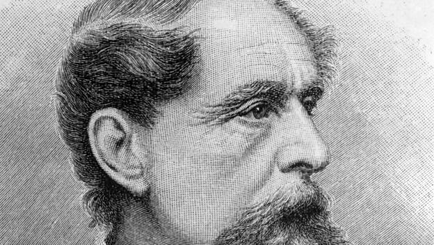 Der britische Schriftsteller Charles Dickens