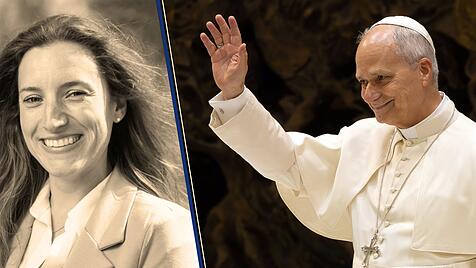 Franziska Harter von Papst Leo empfangen