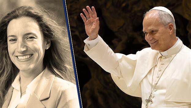 Franziska Harter von Papst Leo empfangen