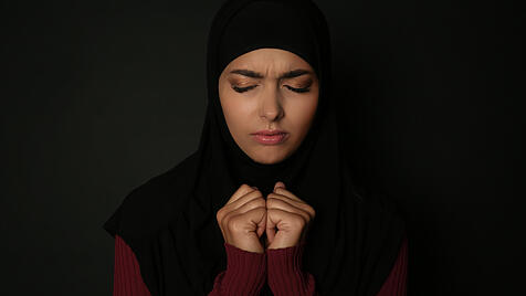 Frau mit Hijab