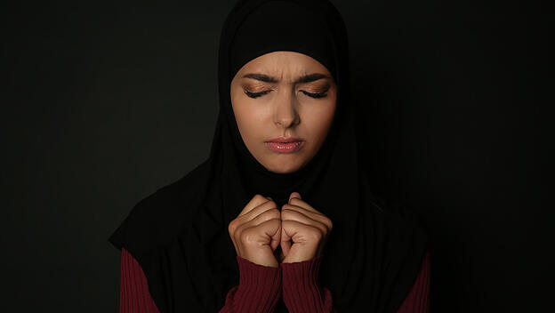 Frau mit Hijab