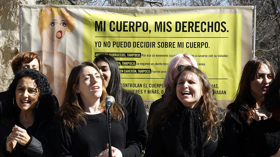 Proteste in Spanien gegen eine Reform des Abtreibungsgesetzes