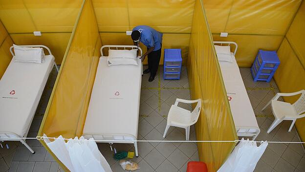 Provisorisches Corona-Krankenhaus in Nairobi