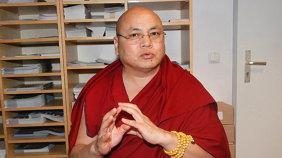 Buddhistische Mönch und Menschenrechtsaktivist Golog Jigme