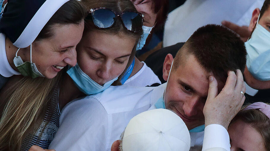 Papst Franziskus bei Generalaudienz