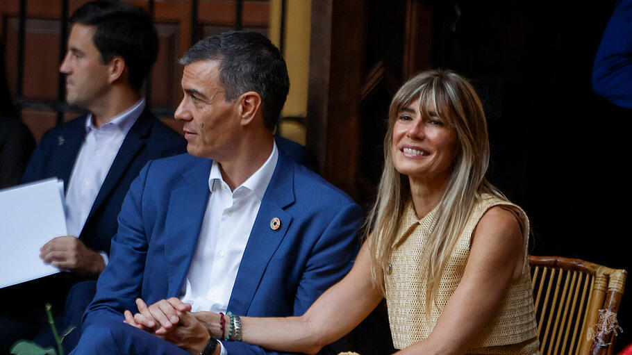 Pedro Sanchez mit Ehefrau Begona Gomez