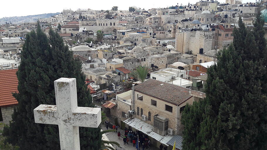 Blick über die Altstadt von Jerusalem