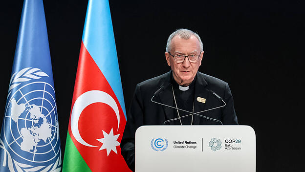 Kardinalstaatsekretär Pietro Parolin auf der COP29