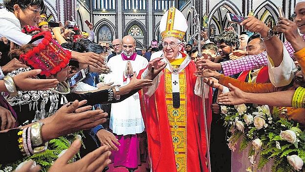 Papstbesuch mit Seltenheitswert