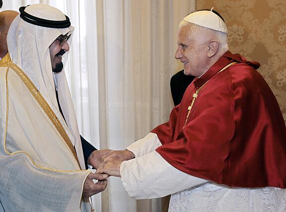 Papst empfängt saudischen König Abdullah