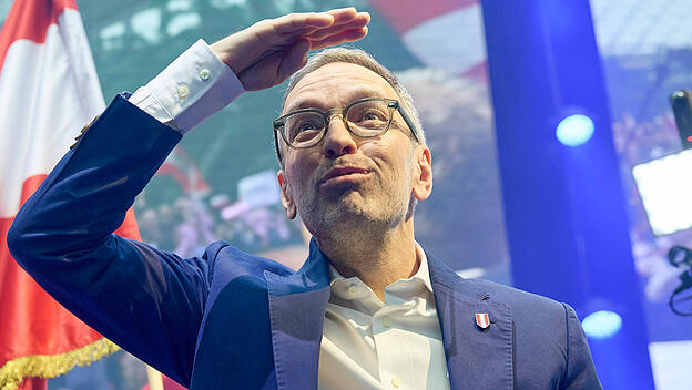 Herbert Kickl schaut für sich und seine Partei optimistisch in die Zukunft