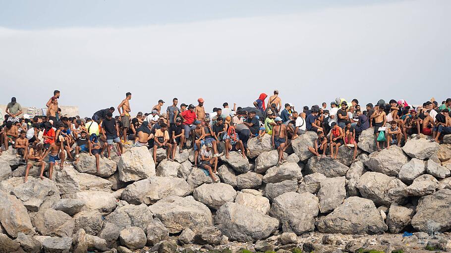 Migranten in Ceuta