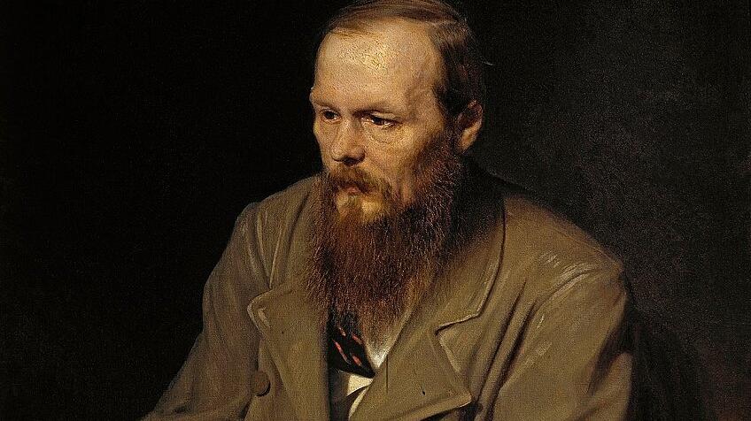 Fjodor Michailowitsch Dostojewski,  gemalt von Wassili Perow.