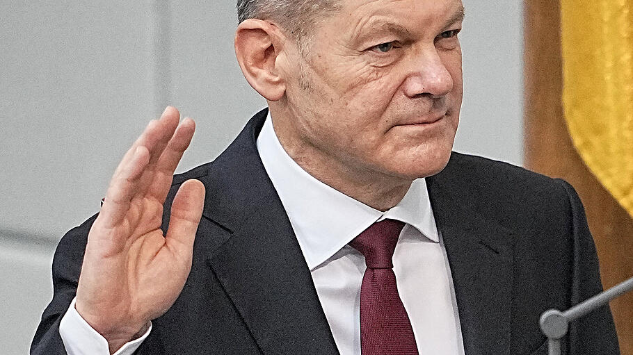 Bundestag - Vereidigung Scholz