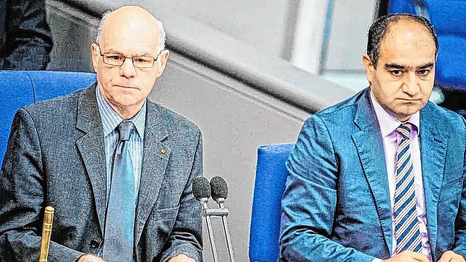 Bundestagspräsident Norbert Lammert (CDU) und Özcan Mutlu (Bündnis 90/Die Grünen)