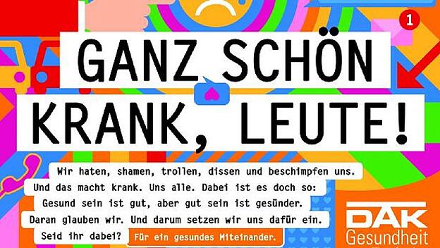Die DAK plädiert für ein gesundes Miteinander in digitalen Zeiten.