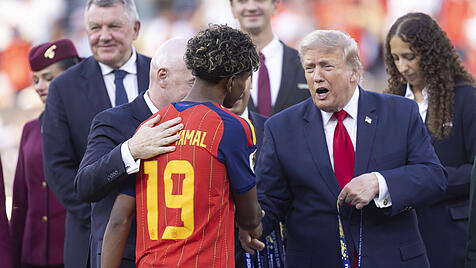 Donald Trump begl&uuml;ckw&uuml;nscht Lamine Yamal